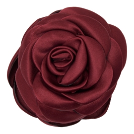 Pico Small Satin Rose Klemme - Dark Plum hos parfumerihamoghende.dk 